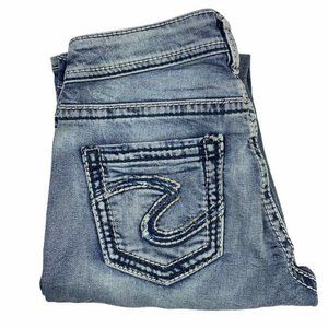 Silver Jeans Womens Suki High Baby Boot Denim New